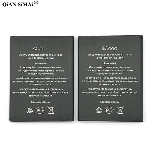 New High Quality BLI-1600 1600mAh Replacement battery For 4Good S450m 4G phone