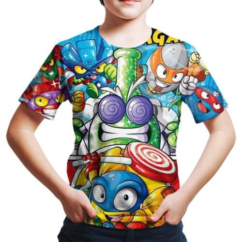 Boys Girls Clothes Tshirts Super Zings Serie 4 T-Shirt 2020 Summer Baby Boy Camisetas Kids T Shirt Superzings Children Camiseta
