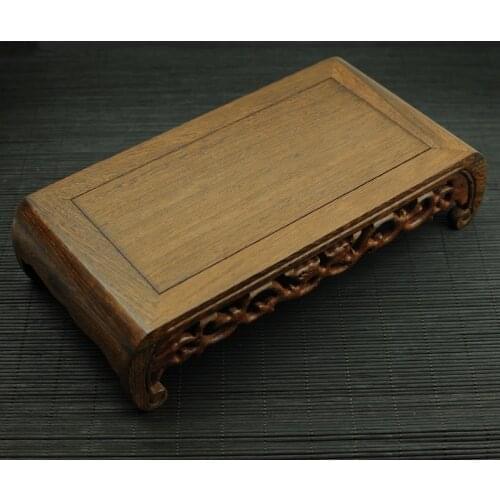 PINNY Place Pedestal Solid Wood Chicken Wing Wooden Long Incense Incense Burner Base Will Not Crack Deform The Base