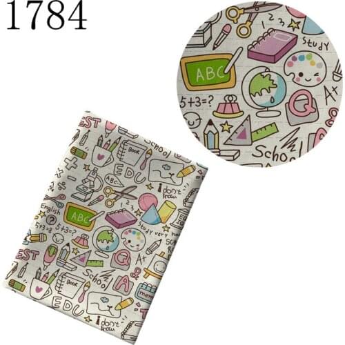Half yard 45*140cm cartoon princess Tissue Kids Home Textile polyester cotton fabric mask 1784