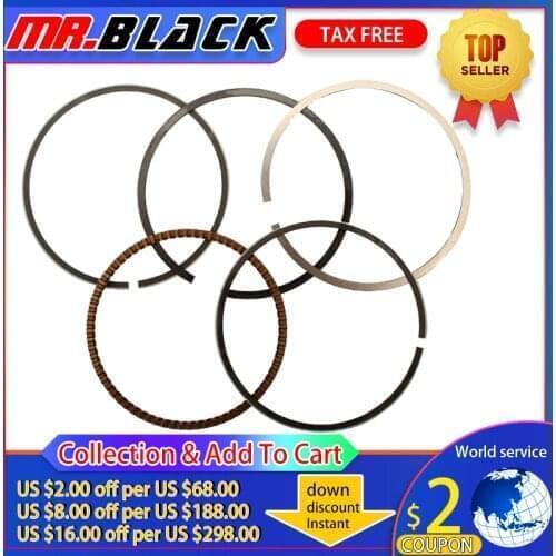 4 Sets STD 49mm Piston Rings For Suzuki GSX250 GSX250R GJ72A GJ73A GJ74A Bandit 250 GSF250 ACROSS 913 Ring 72A 73A 74A NEW