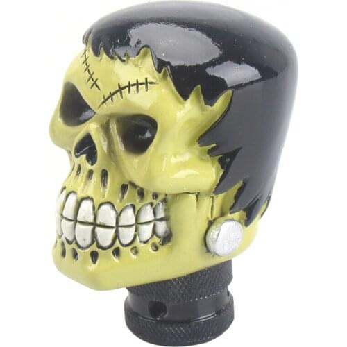 Skull gear shift knob car manual shift lever shift lever auto parts decorative knob shift knob