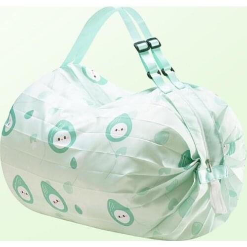 Foldable Shopping Handbags Reusable Eco Large Waterproof Bag Luggage Oxford Cloth Basket Market Bag Pouch Shopper Bag Organizer