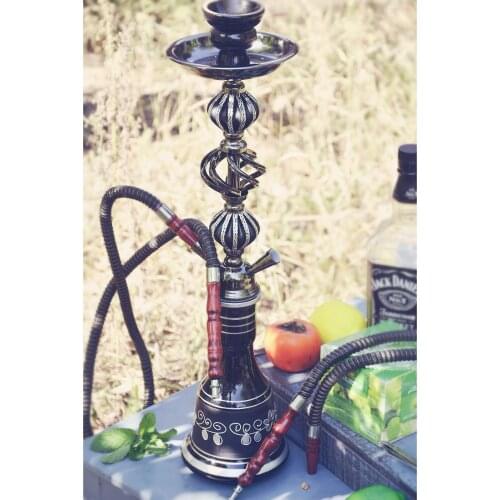 Glass Hookah Shisha Cup Smoking Accessories Double Pipe Shisha Hookah Set