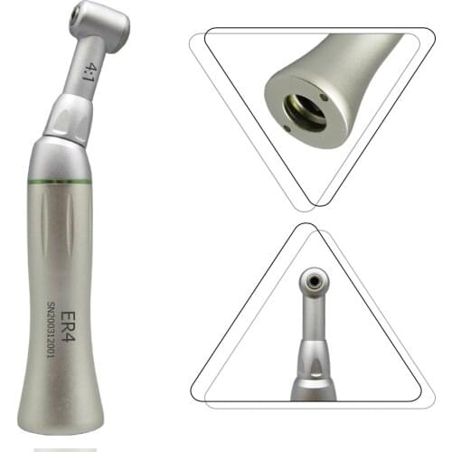 Dental instruments 4:1 reduction polishing contra angle Low Speed Handpiece prophylaxis teeth whitening nozzle