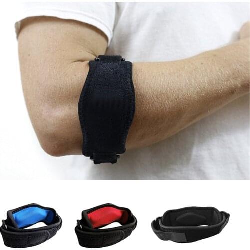Protective Sleeve Compression Pad Sport Accessories Pain-free Unisex Tennis Comfort Adjustable Forearm Strap EVA Elbow Brace