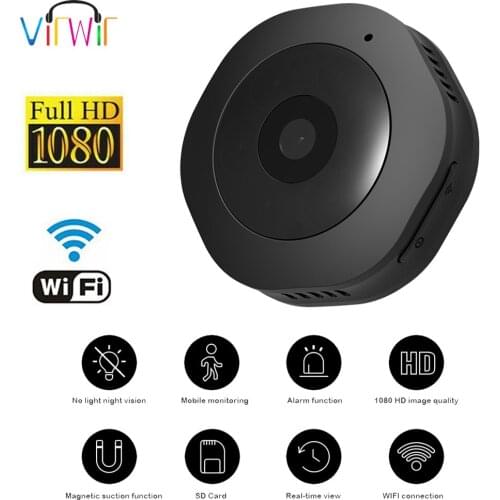 1080P Magnetic Suction WIFI MINI Camera Night Vision HD Mobile Monitoring Video Recorder Indoor Micro SD Card Video Monitor