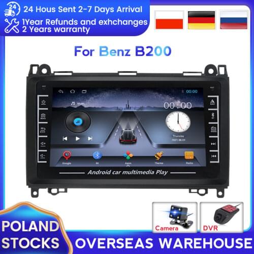 8inch Android System Car Radio For Mercedes Benz B200 Sprinter B Class W245 B170 W209 W169 W906 Navigation GPS Stereo Auto Audio