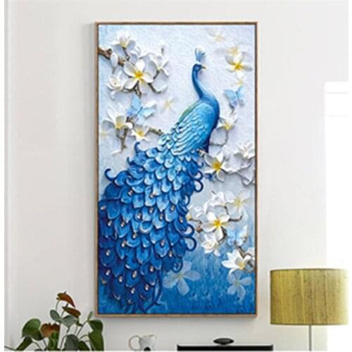 DIY Diamond Painting Special Daimond Accessories Diamond Embroidery Animal Peacock Full Rhinestone 5D Mosaic Decor