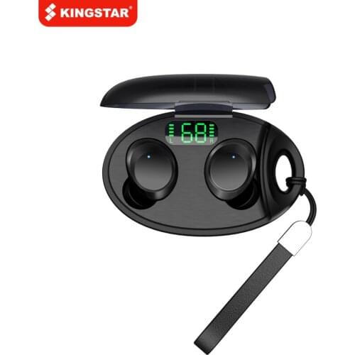 Wireless TWS Bluetooth Earphones HIFI Stereo Earbus LED Display Sport Earpieces Handsfree Gaming Headset with Mic for Phone