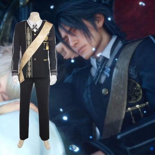 Cafiona Cool Prince Suit Final Fantasy XV Noctis Lucis Caelum Cosplay Costume Custom Made