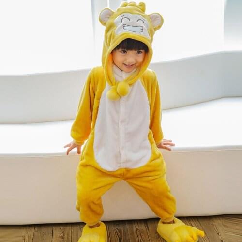 Kids Boy Girl Unicorn Stitch Panda Cat Costume Kigurumi Cartoon Animal Halloween Children Cosplay Dress Pajama With Slippers Hat