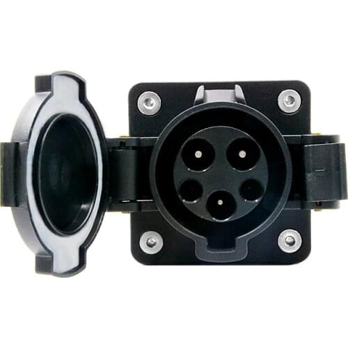 EV Charger Type 1 Socket Testing Use Connector Chargers Use Electric Car