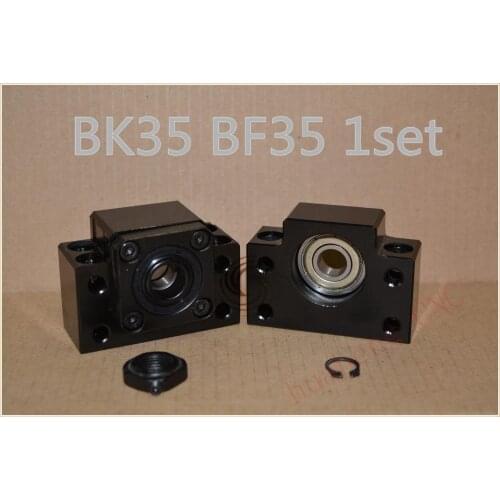 1pcs BK35 fixed end with BF35 free support for ball screw #919-1 #920-1