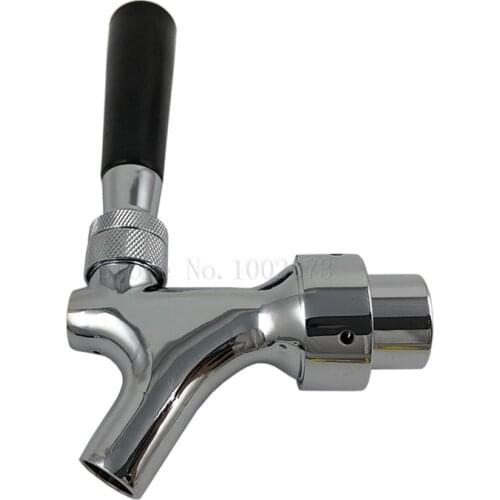 Homebrew Polished Chrome Draft Beer Faucet - Keg Tap Kegerator Spout