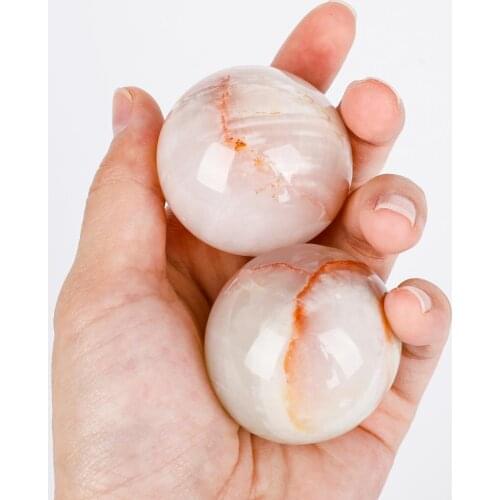 1pcs Natural Afghanistan Jade Ball Stones Quartz Crystal Home Decoration