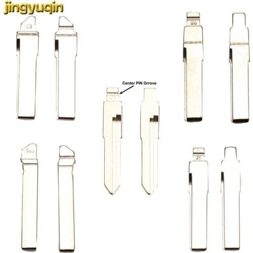 Jingyuqin 100X Car Key Blade #01 #31 #86 #133 #149 For Audi For VW Polo Passat B5 Tiguan Golf Santana Bora Seat Skoda HU66 Blank