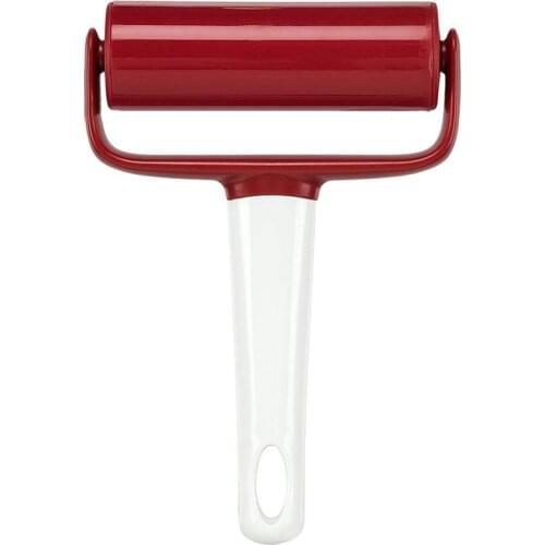 Kapmore 1pc Plastic Rolling Pin Creative Scroll Wheel Dough Roller Pastry Roller DIY Baking Tools Accessories Kitchen Tools