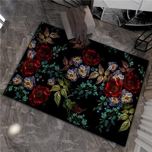 Nordic Ins Rugs And Carpets For Home Living Room Tea Table Mat Blanket Modern Simple Geometric Bedside Mat Kids Play Mat