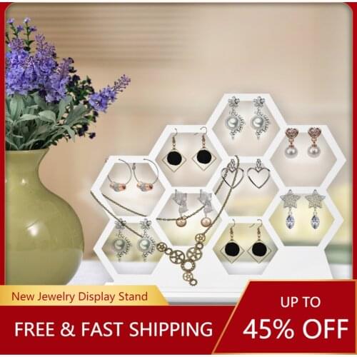 Creative Carving Craft Jewelry Storage Rack New Earrings Necklace Display Rack Hanger Rack Home