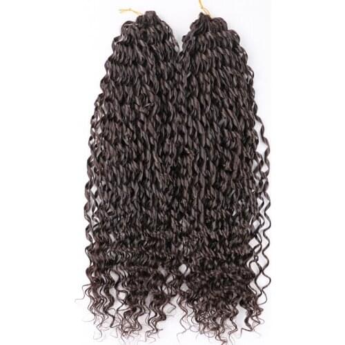 Full Star Curly Braids Loose Water Wave Braiding Hair Extensions Afro Curl Ombre Synthetic Natural Blonde Crochet Braids Women