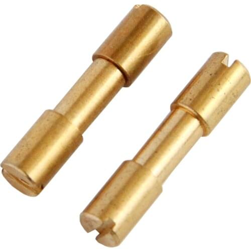 2pcs Brass Corby Bolts Fastener DIY Knife Handle Tactics Lock Rivet Knife Shaft Screws Bolts