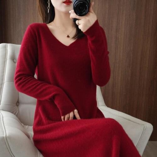 Menca sheep Fashionable Knitted Dresses