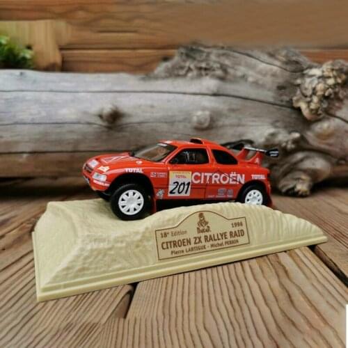 Citroen ZX 1996 Car Model Diecast 1/43 Scale Dakar Rally Alloy Vehicle Metal Adult Collection Decoration Gifts Display