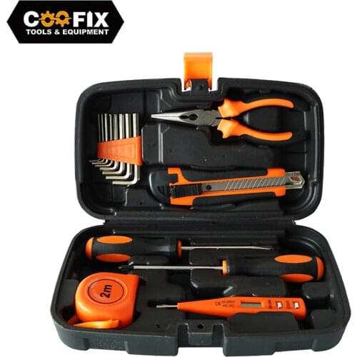 COOFIX 15 PCS Hand Tool Set General Household Repair Multifunction Tool Kit Screwdriver Knife Tool Set