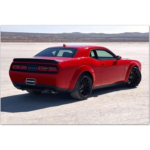 Wall Art Posters and Prints Dodge Challenger RT Widebody Sport Car Modern Canvas Paintings for Living Room Decor