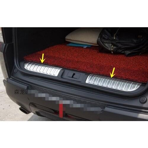 For Land Rover Range Rover Sport 2014-2017 Steel Rear Bumper Protect Plate Cover Car modification Auto parts
