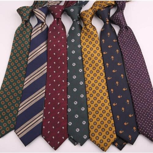 Slim Tie Flowers Polyester Skinny 7cm Flower Neck Tie Striped Ties For Men Slim Cravat Neckties Mens Gravatas Vestidos Wedding