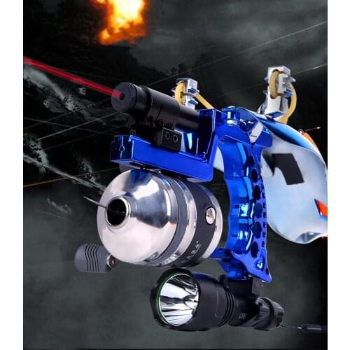 Outdoor tool fish artifact laser hunting Slingshot high precision fish fishing arrow Fishing Catapult Compound Bow Can Shooting