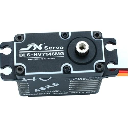 Waterproof JX BLS-HV7146MG Servo 46KG Brushless Standard 8.4V Precision Steel Gear Alum for 1/5 RC car truck helicopter Robot