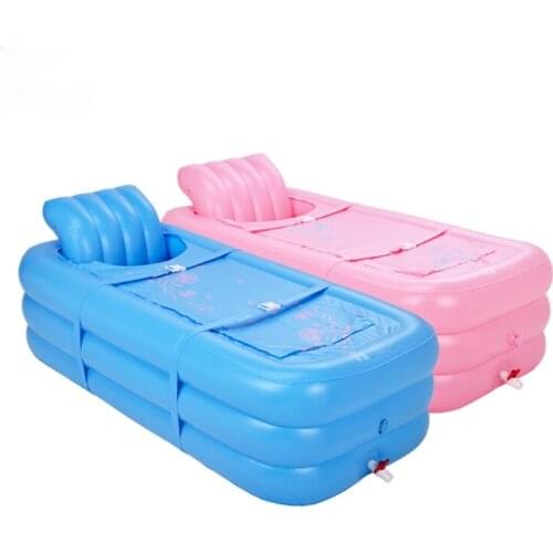 Adults Portable Bathtub Large Pump Plastic Steam Portable Bathtubs Inflatable Detox Sauna Baignoire Adullte Household EH60PB