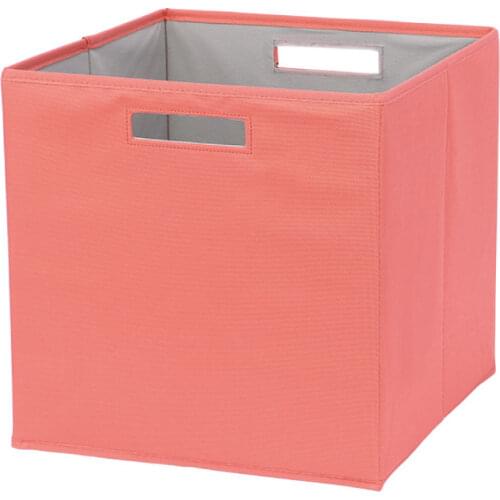1pcFabric Storage Bin with Lid, Storage Boxes for Shelves, Closet Storage Containers with Lids and Handles, Large Storage Basket