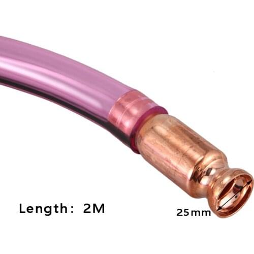 25mm x 2M PVC Fuel Siphon Hose Copper Jiggler Jiggle Siphon Pump Water Pipe
