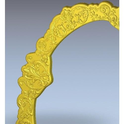 3d model relief for cnc in STL file format Frame_Mirror