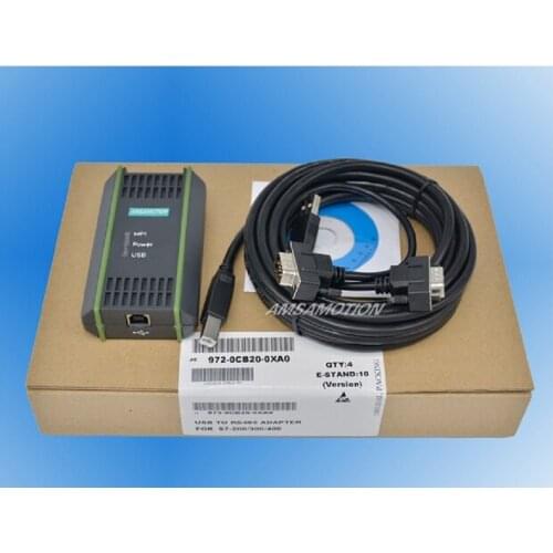 6ES7972- 0CB20 - 0XA0 USB/MPI PC Adapter USB Cable for Siemen S7-200/300/400 PLC MPI / DP / PPI Programming Cable