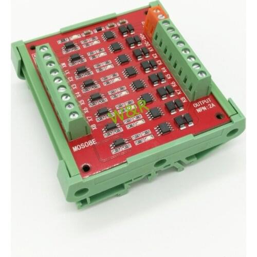 8 road solid state relay module /9V/12V/24V output / controllable solenoid valve / small motor /LED lamp and so on