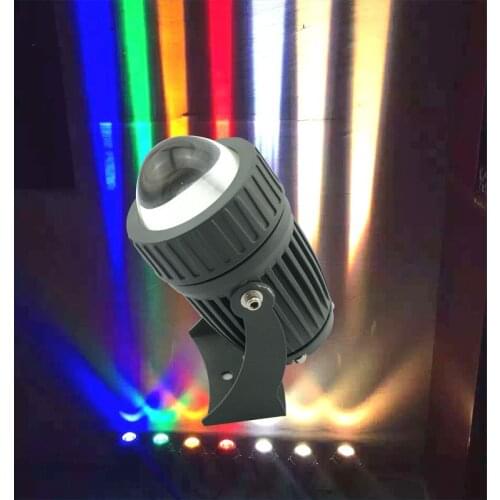 Aluminum 10W IP65 narrow beam angle led outdoor spot light for wall illuminate project for External wall washer Garden Building