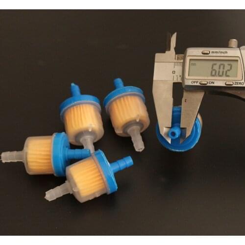 Frees shipping100pcs ATV Quad Petrol Gasline Fuel Filter Clear Inline Gas Fuel Dirt Pit Quad Minimoto Motorcycle Scooter