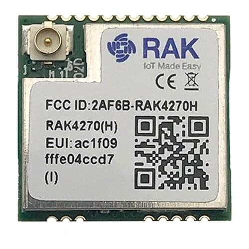 RAK4270 LoRa Node Module Wireless Transceiver SX1262 RF Chip Low Power Consumption and Ultra Long Distance