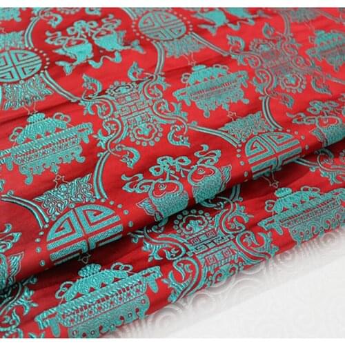 HLQON imported jacquard tapestry satin soft 3D jacquard fabric for dress coat upholstery patchwork sewing DIY clothing 75x100cm