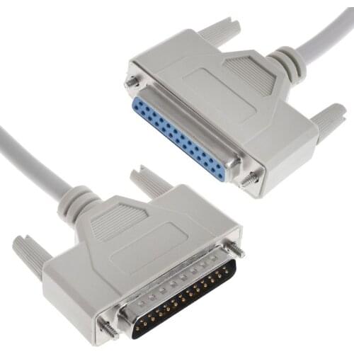 1 Pc Printer Cable DB25 Male to Female 25 Pin Extension Line Parallel Port Computer 3m 1.5m