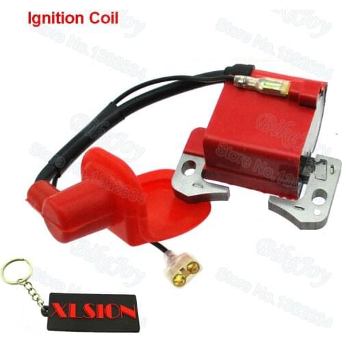 Red Racing Ignition Coil For 47cc 49cc Engine Mini Moto ATV Quad Pocket Dirt Bike