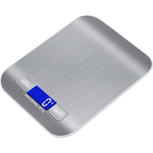Kitchen LCD Electronic Scale High Precision Digital Food Flour Grains Scale Weighing Scale Stainless Steel