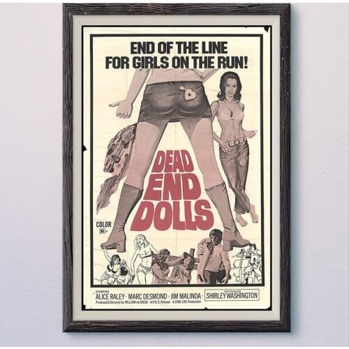 N058 DEAD END DOLLS Vintage Classic Movie Wall Silk Cloth HD Poster Art Home Decoration Gift
