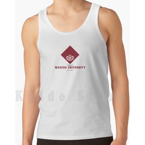Waseda University tank tops vest sleeveless Waseda University Japan Kyoto Tokyo College School Prefecture