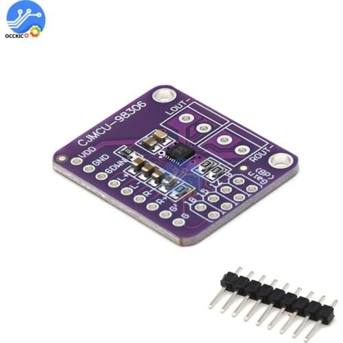 MCU-98306 MAX98306 Stereo Class D amplifier board module Class AB audio 3.7W sound equipment home music volume control diy kit
